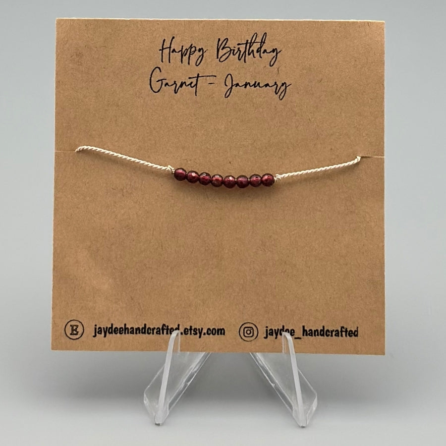 Gemstone Birthstone Bracelets