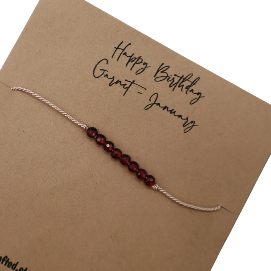 Gemstone Birthstone Bracelets