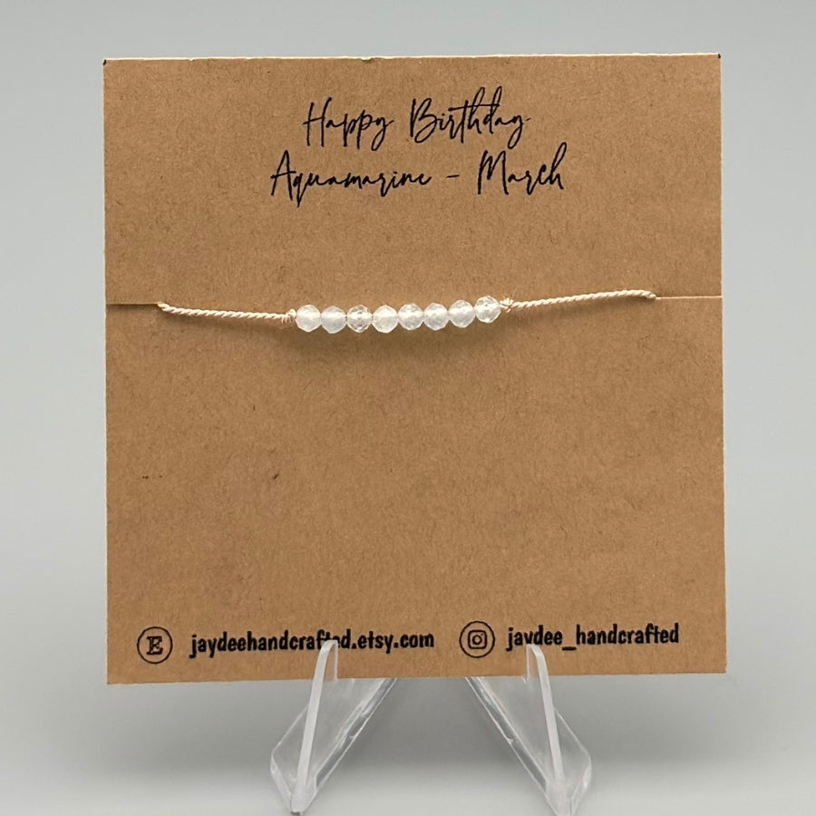 Gemstone Birthstone Bracelets
