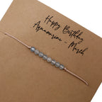 Gemstone Birthstone Bracelets