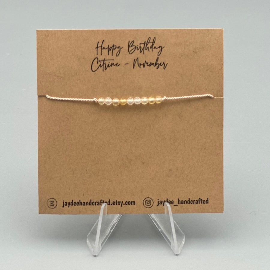Gemstone Birthstone Bracelets