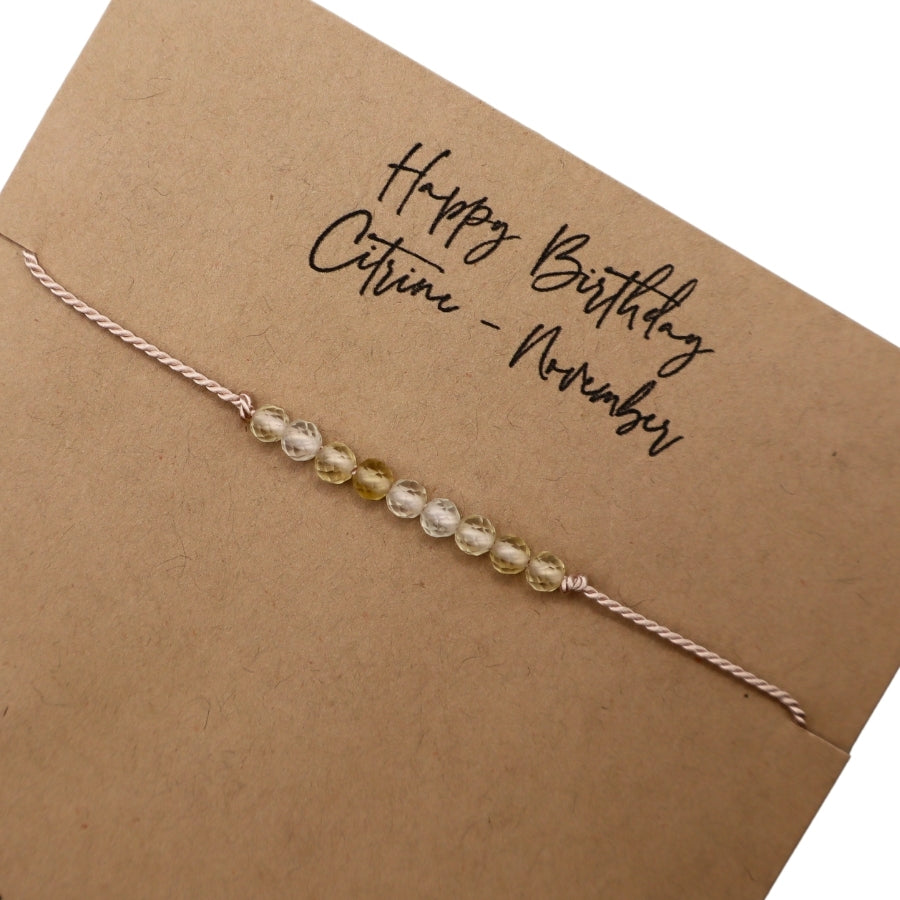 Gemstone Birthstone Bracelets