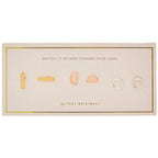 Geo Stud Earring Set