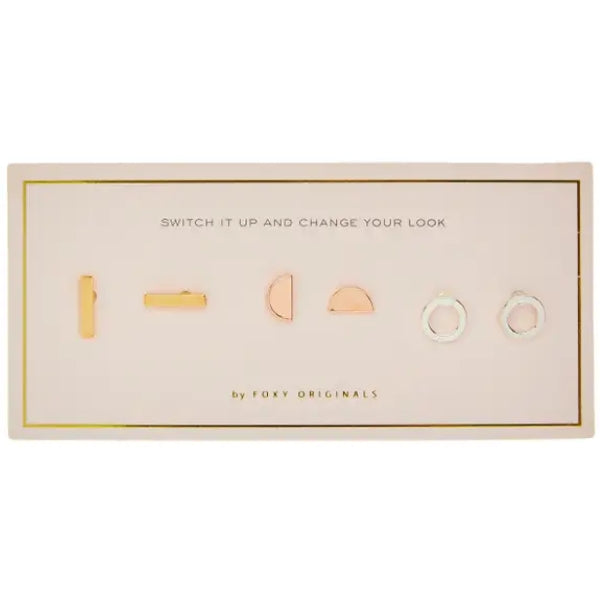 Geo Stud Earring Set by Foxy Originals at Maker House Co.