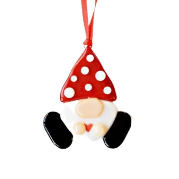 Ornement en verre fondu - Gnome