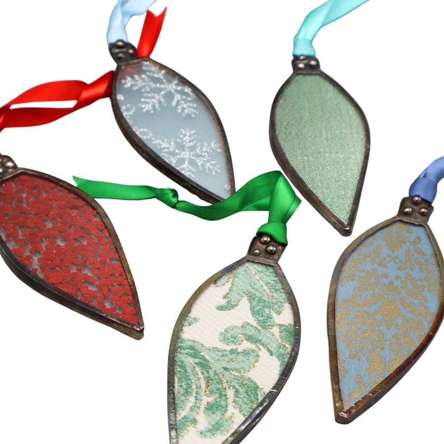 Glass Ornament - Light Bulbs