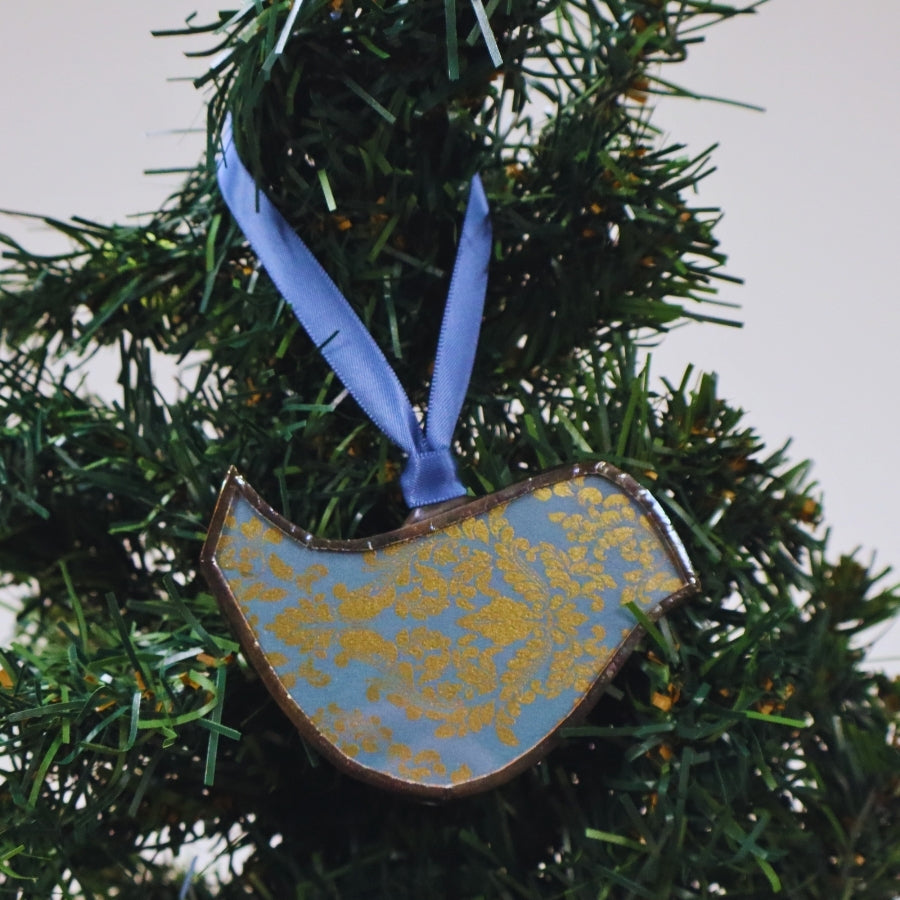 Glass Ornament - Birds