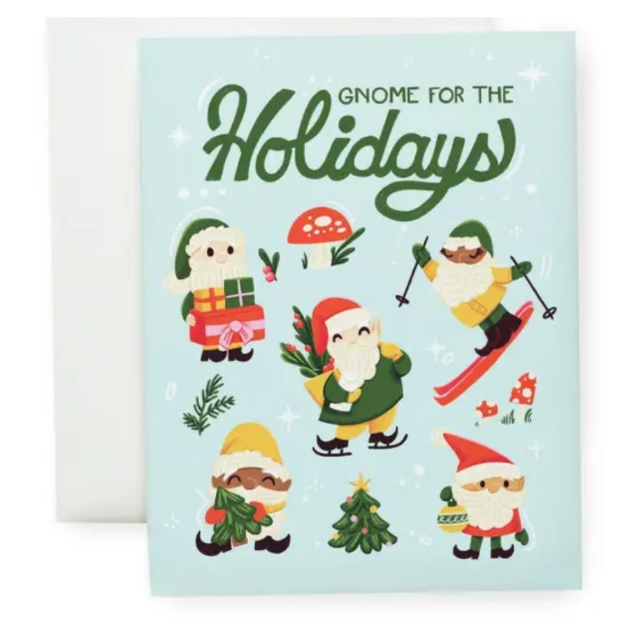 Gnome For The Holidays Card