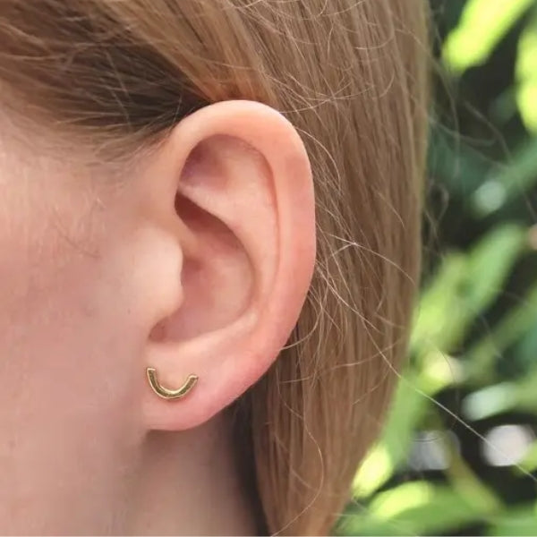 Arc Studs - Gold