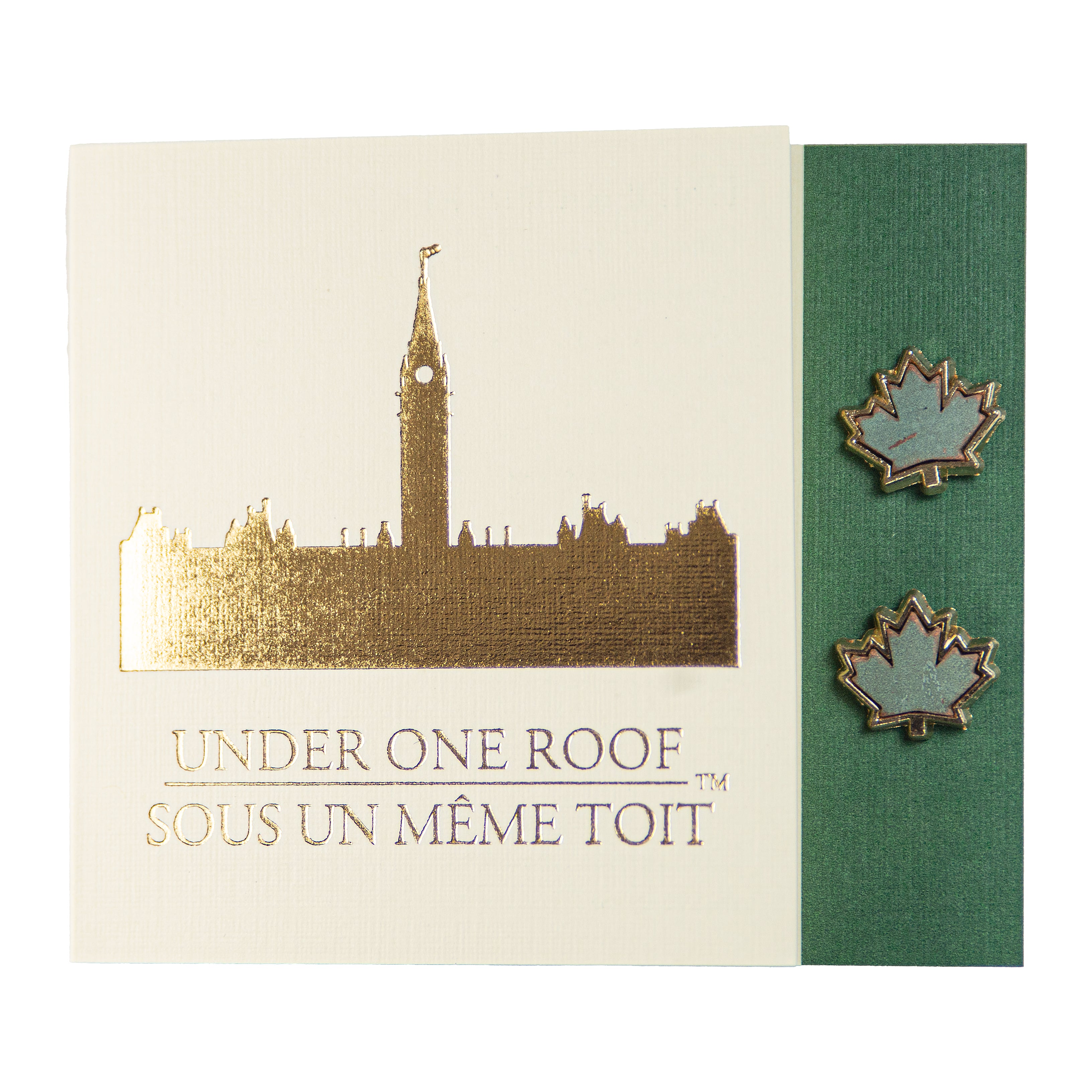 Maple Leaf Green Copper Earrings