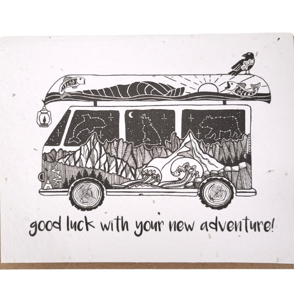 Good Luck Adventure Plantable Seed Card