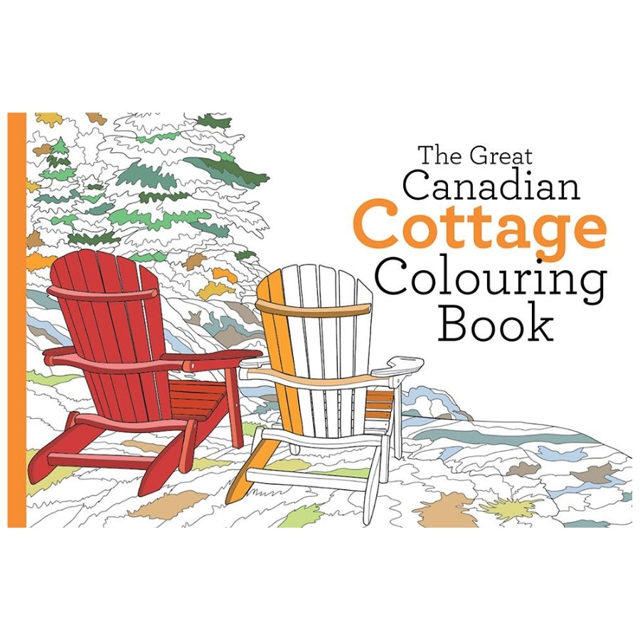 Super livre de coloriage de chalets canadiens