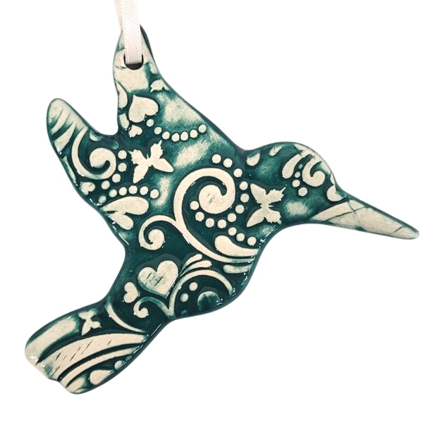 Ornement En Céramique Colibri