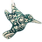 Ornement En Céramique Colibri
