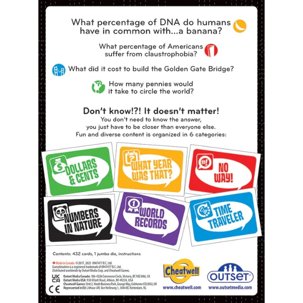 Guesstimation Trivia Game