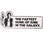 Han Solo Hunk of Junk Bumper Sticker