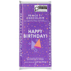 Happy Birthday Milk Chocolate w/ Hazelnuts Bar (Purple)