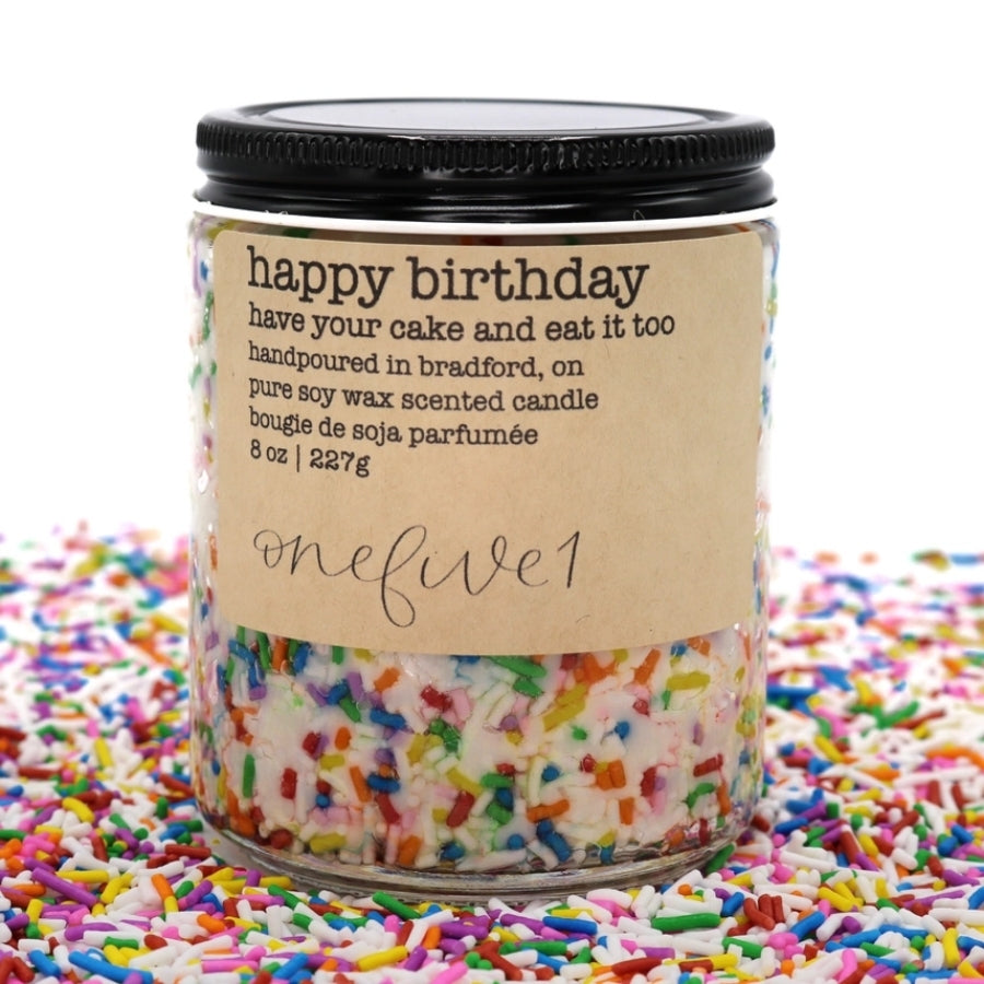 Happy Birthday Soy Wax Candle