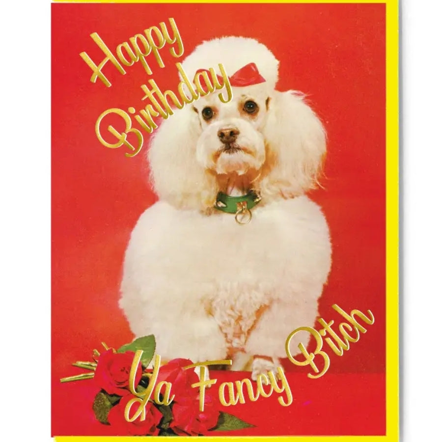 Happy Birthday Ya Fancy Bitch Card