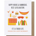 Happy Hours and Hammocks Retirement Card