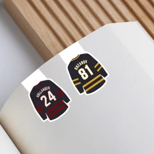 Heated Rivalry Jerseys Bookmark Set