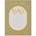 Heather Heart Stud Earrings