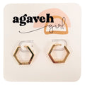 Hexi Huggie Earrings