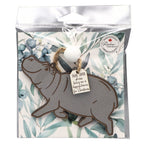 Hippo Wood Ornament