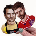 Ensemble d'aimants de hockey - Kip et Scott