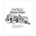 House Hippo Print (8" x 10")