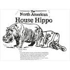 House Hippo Print (8" x 10")
