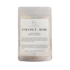 Bain de lait moussant à la noix de coco et à la rose