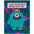 Carte « J'aime ce qui ne va pas chez toi »