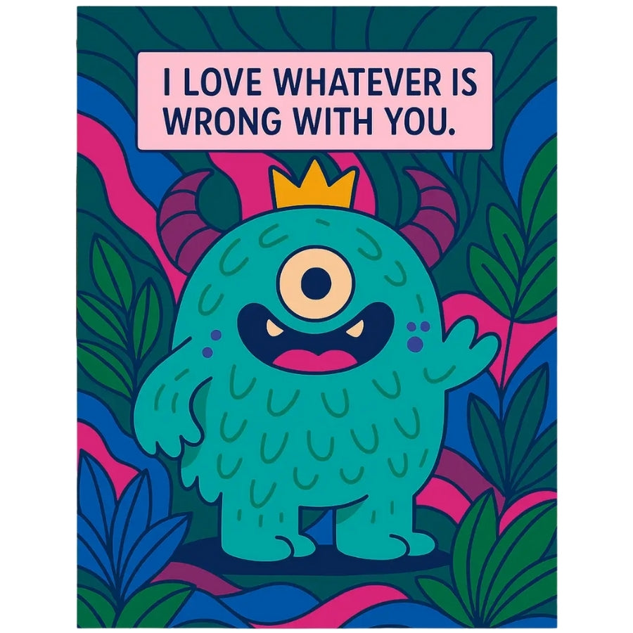 Carte « J'aime ce qui ne va pas chez toi »