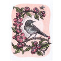 In The Orchard Bird Art Print & Card