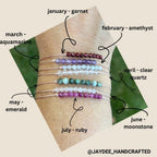Gemstone Birthstone Bracelets