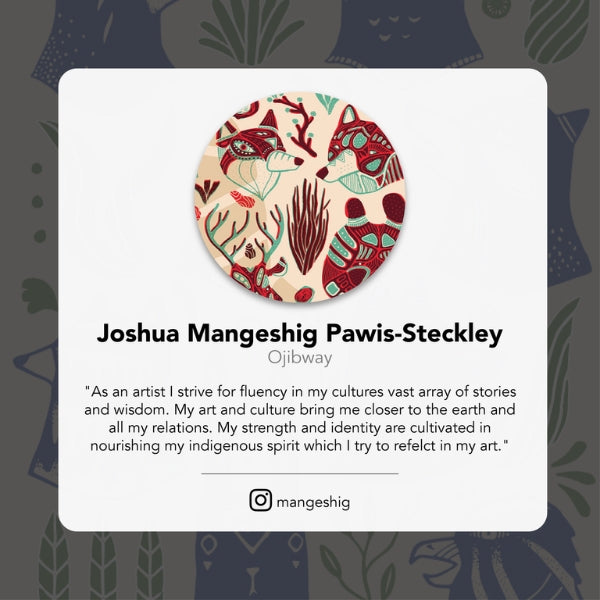 Animaux des bois Carte postale