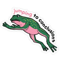 Jumping To Conclusions Frog Magnet