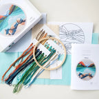 Kit de broderie DIY du lac Louise