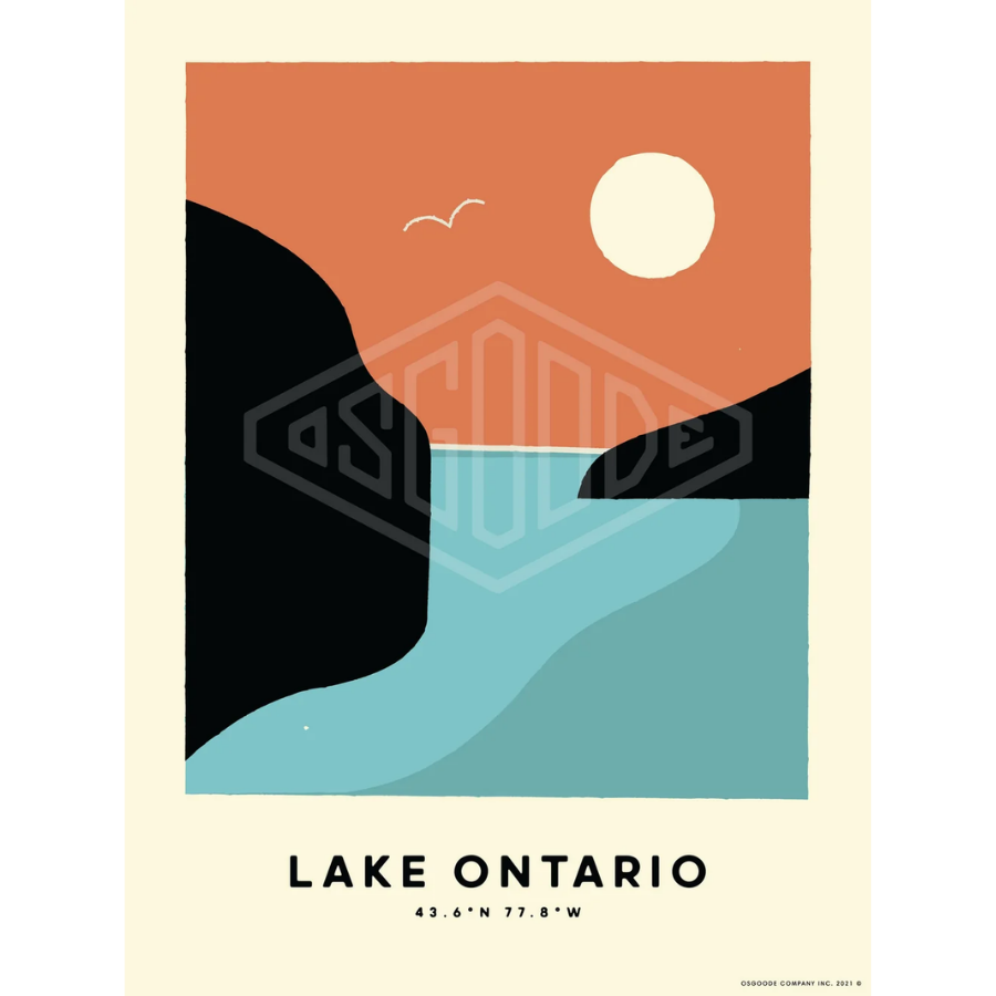 Great Lakes Print - Lake Ontario (6" x 8")