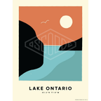 Great Lakes Print - Lake Ontario (6" x 8")