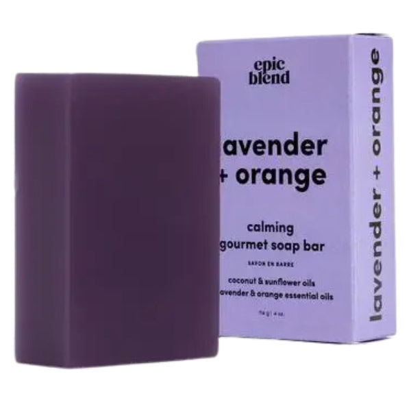 Savon en barre à la lavande et à l'orange