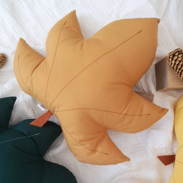 Leaf Pillow - Yellow Maple