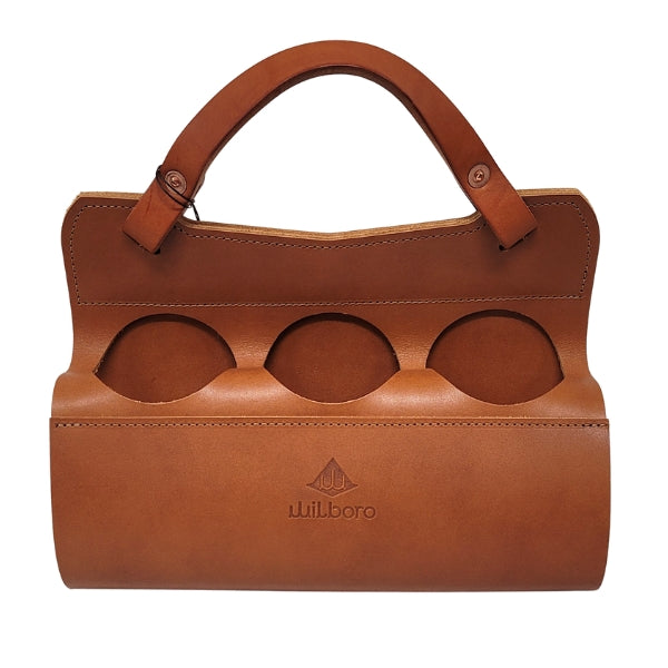 Caddy à bière en cuir