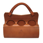 Caddy à bière en cuir