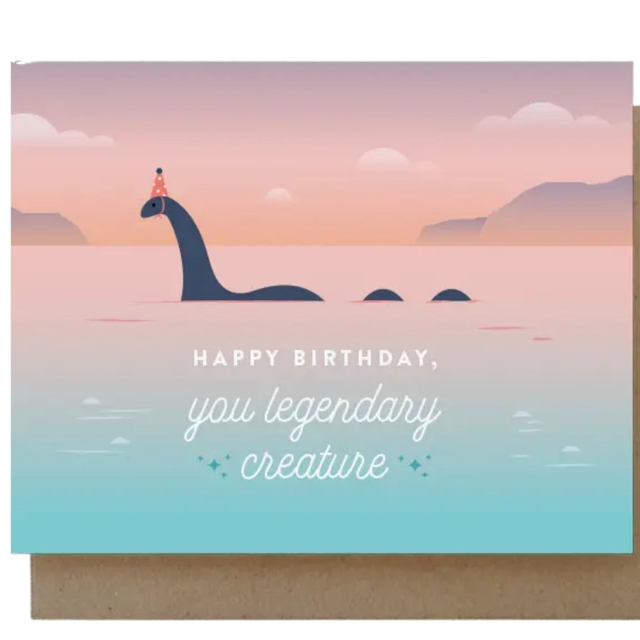 Legendary Creature Birthday Card