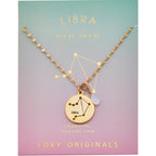 Stargazer Astrology Charm Necklace - Gold