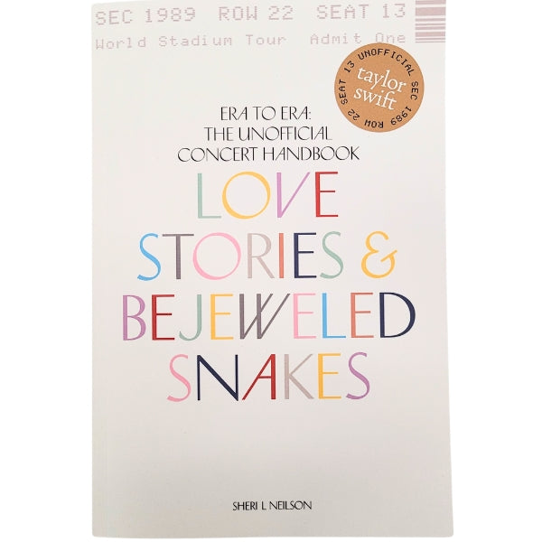 Histoires d'amour et serpents ornés de bijoux - Manuel de la tournée Taylor Swift Eras