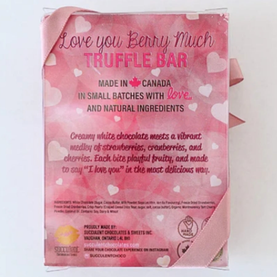 Love You Berry Much Truffle Bar