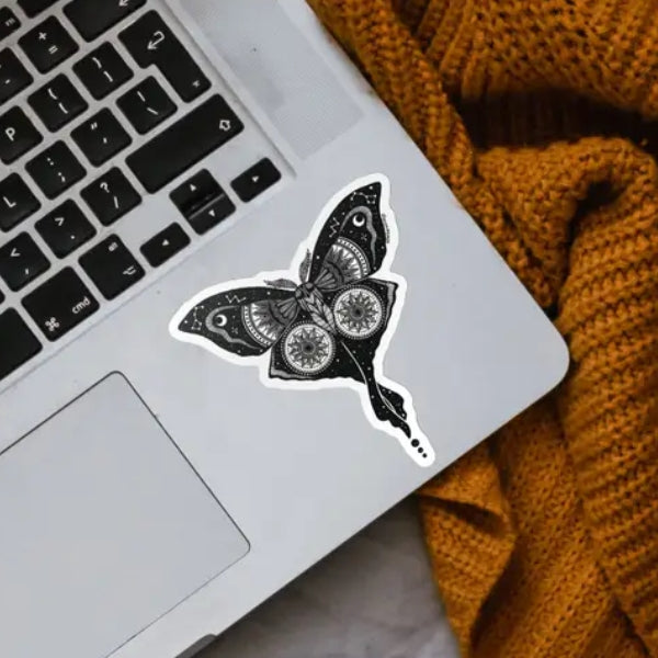 Luna Moth Vinyl Sticker